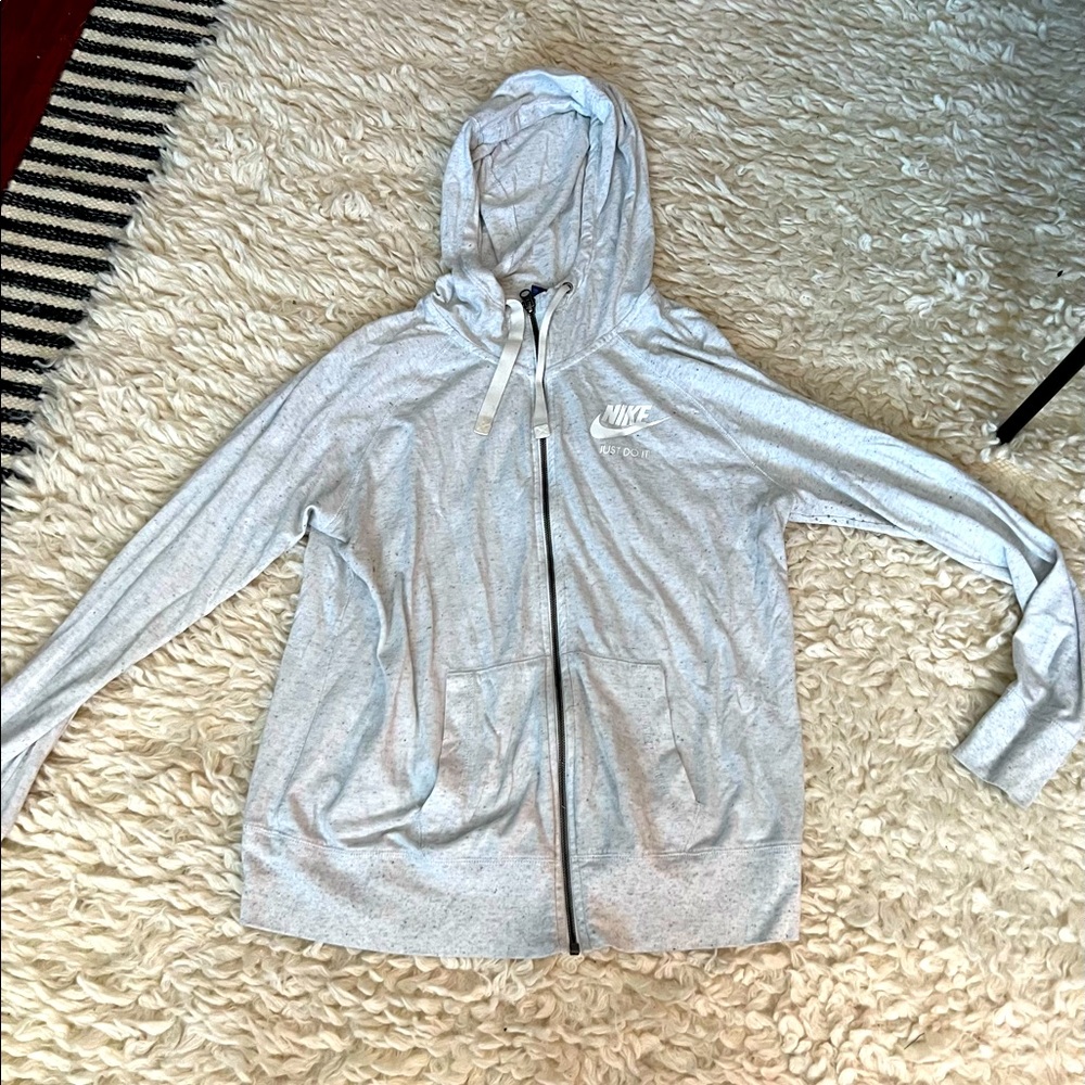 Nike Zip-up hoodie, size L
